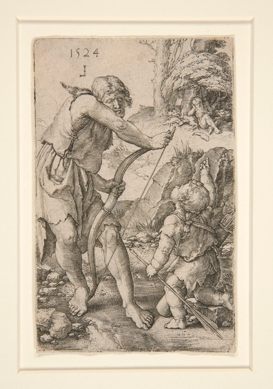 Lámek és Káin alkotó: Lucas van Leyden