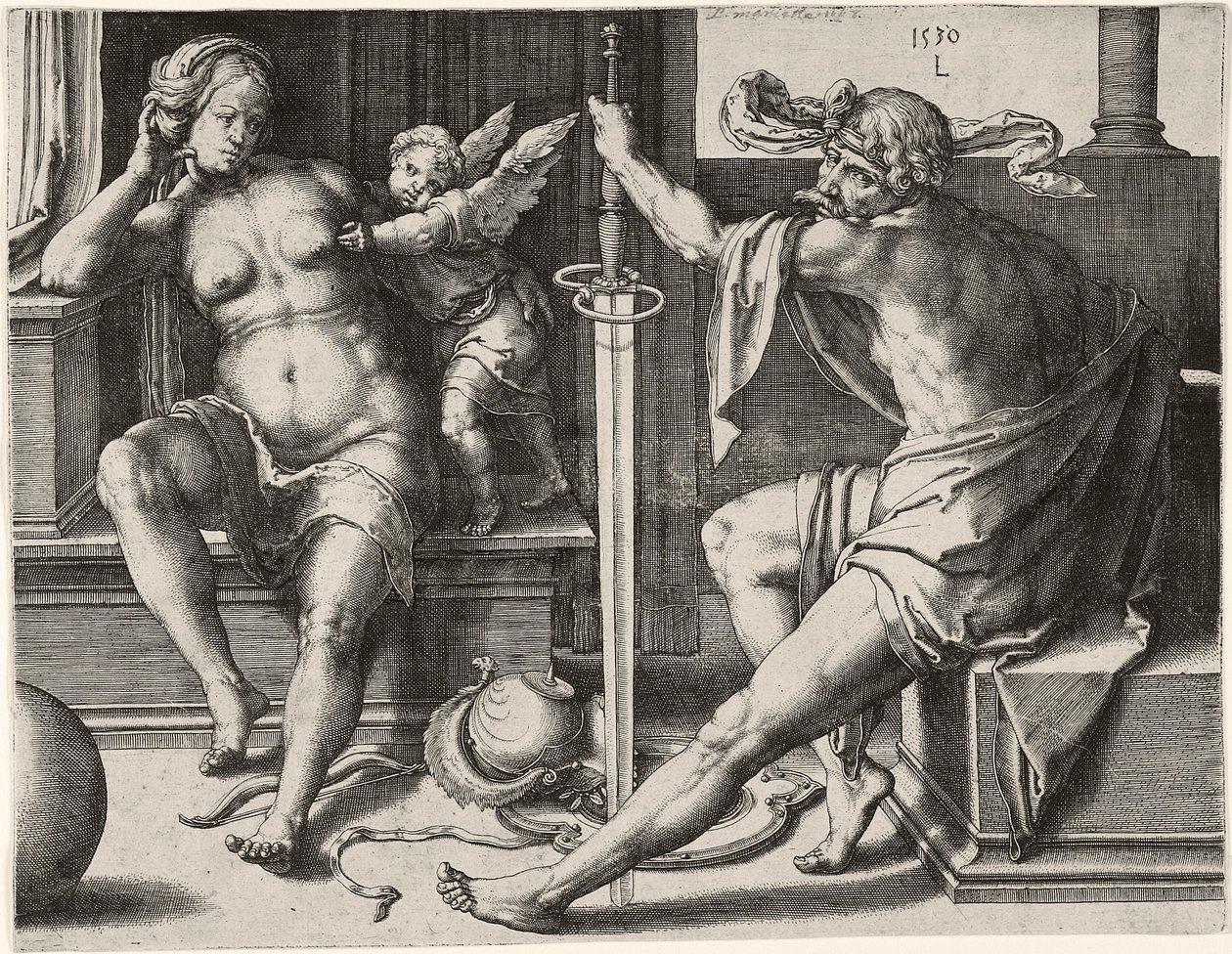 Mars, Vénusz és Ámor alkotó: Lucas van Leyden