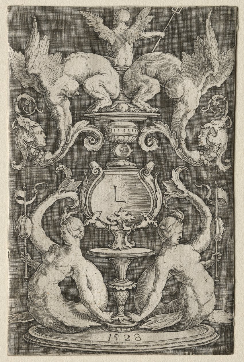 Dísztábla, 1528. alkotó: Lucas van Leyden