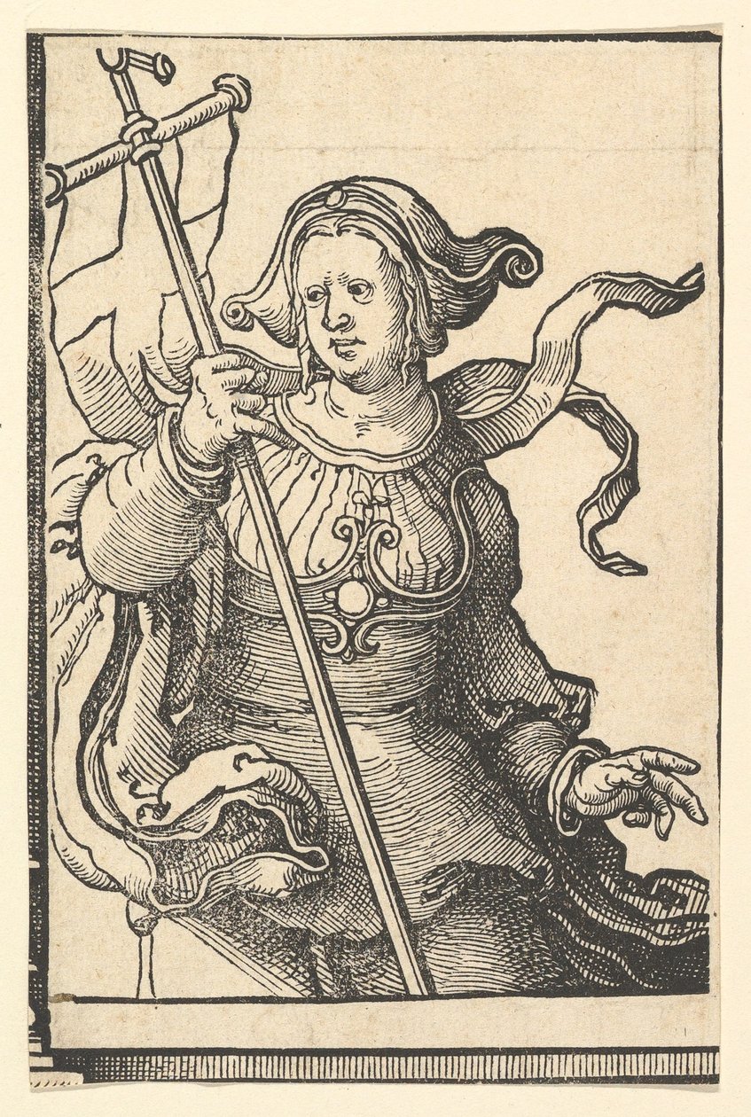 Phrygian Sibyl, a Szibilla sorozatból, kb. 1530. alkotó: Lucas van Leyden