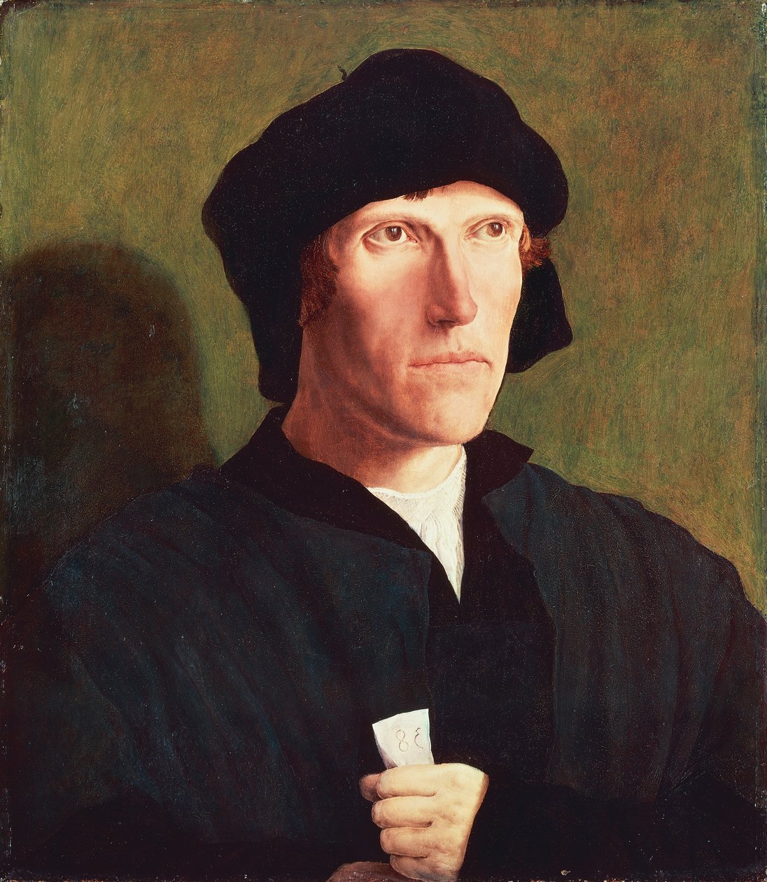 38 éves férfi portréja, 1521 körül, Lucas van Leyden (1494 kb. 1533), olaj, vászon, 47x41 cm alkotó: Lucas van Leyden
