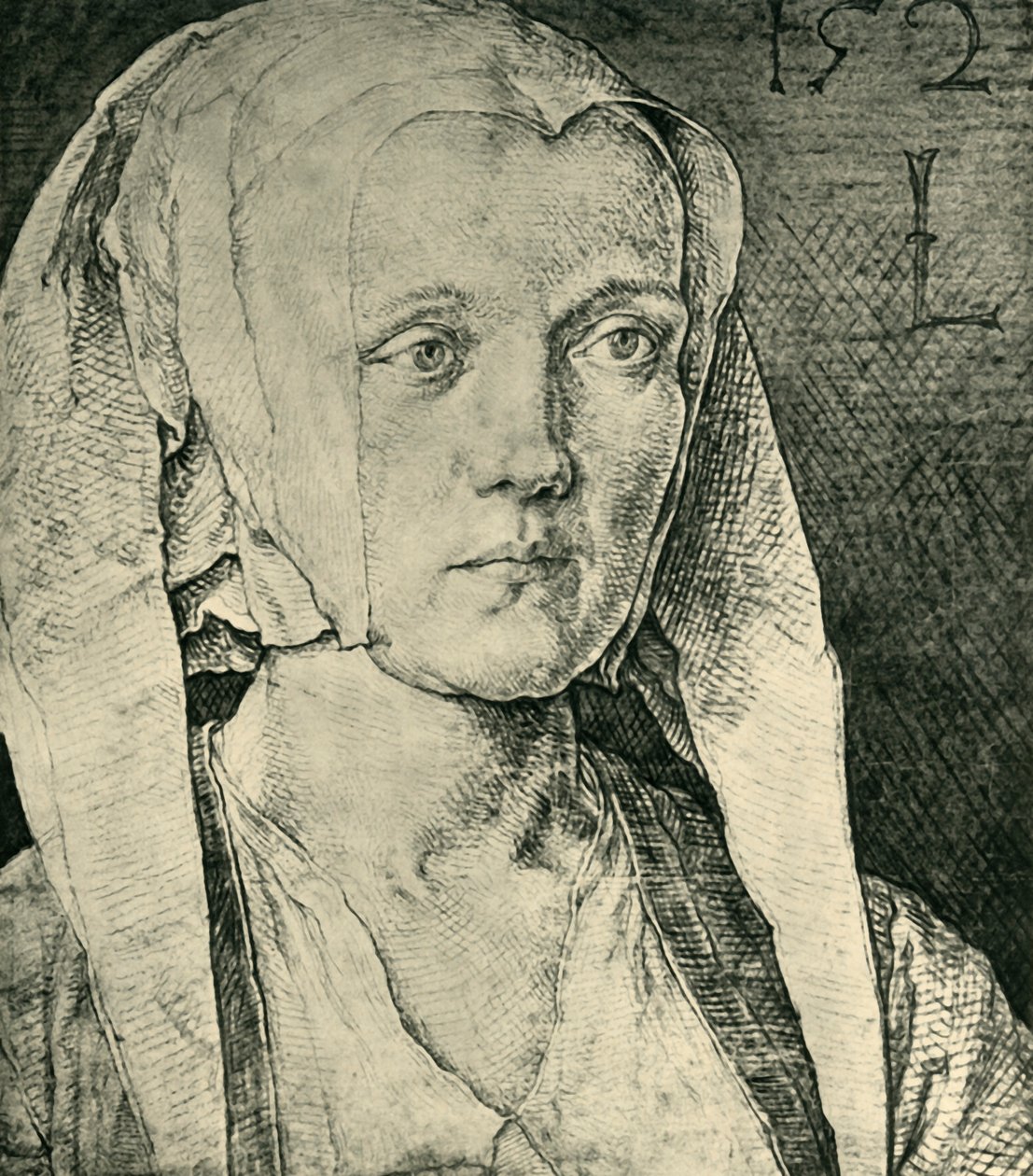 Női portré, 1521, 1943. alkotó: Lucas van Leyden