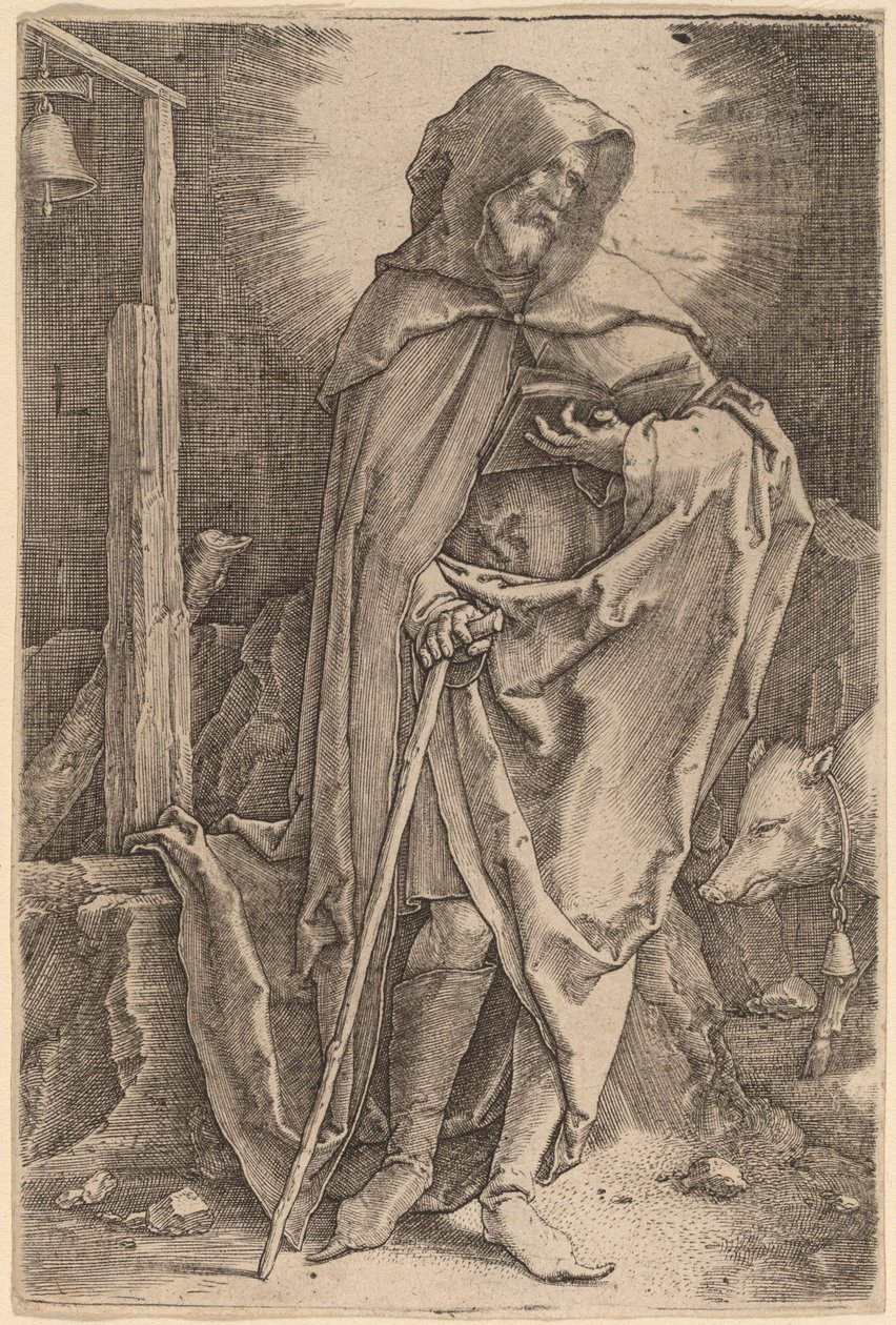 Szent Antal alkotó: Lucas van Leyden