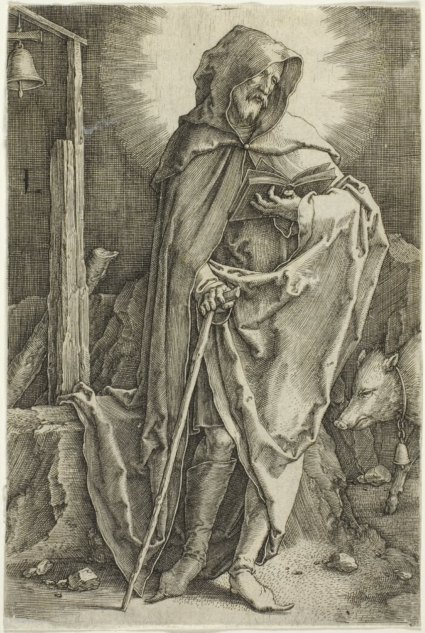 Szent Antal alkotó: Lucas van Leyden