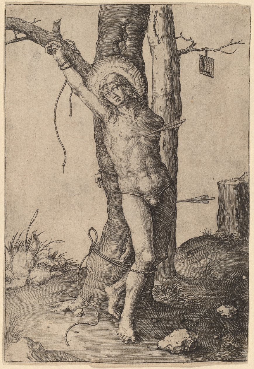 Szent Sebestyén alkotó: Lucas van Leyden