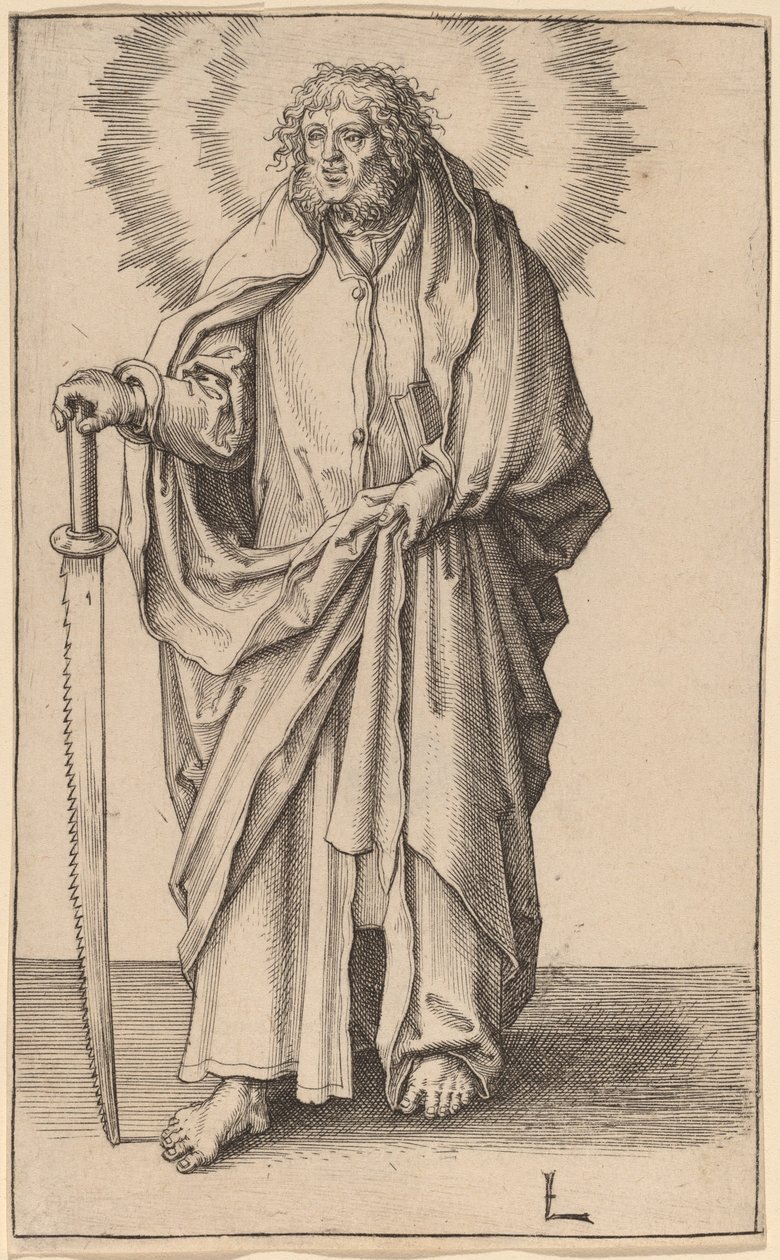 Szent Simon alkotó: Lucas van Leyden
