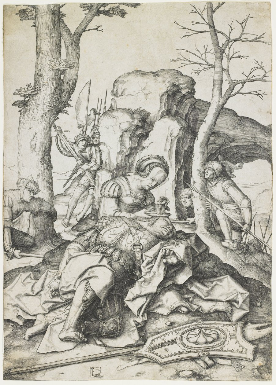 Sámson és Delila, c. 1508 alkotó: Lucas van Leyden