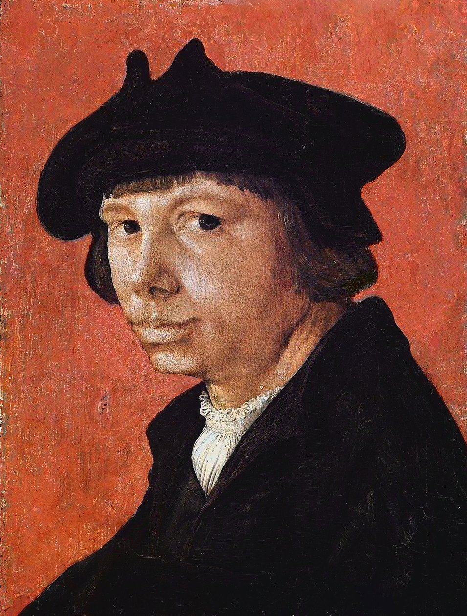 Önarckép - Peinture de Lucas van Leyden (1489/94-1533) (Lucas de Leyde, Lucas Huighensz ou Lucas Jacobsz)- 1525-1526 - Olaj, fa - 28,9x21,4 cm - Herzog Anton Ulrich Múzeum, Braunschwe alkotó: Lucas van Leyden