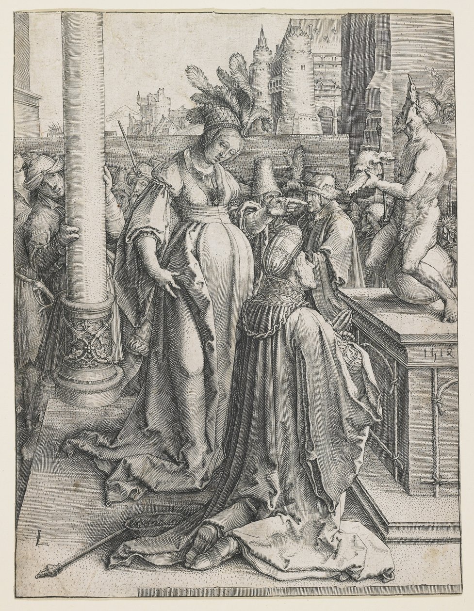Salamon bálványimádása alkotó: Lucas van Leyden