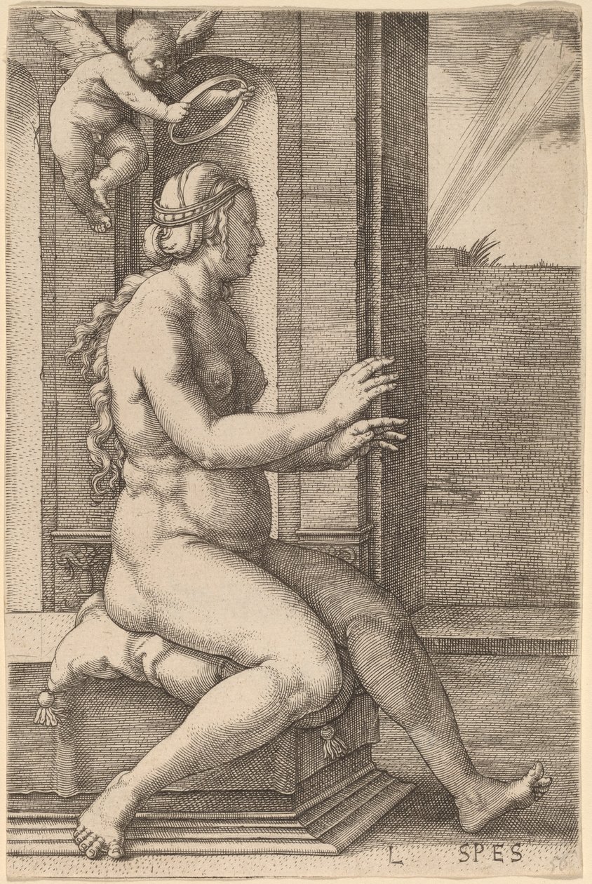 Spes (Remény) alkotó: Lucas van Leyden