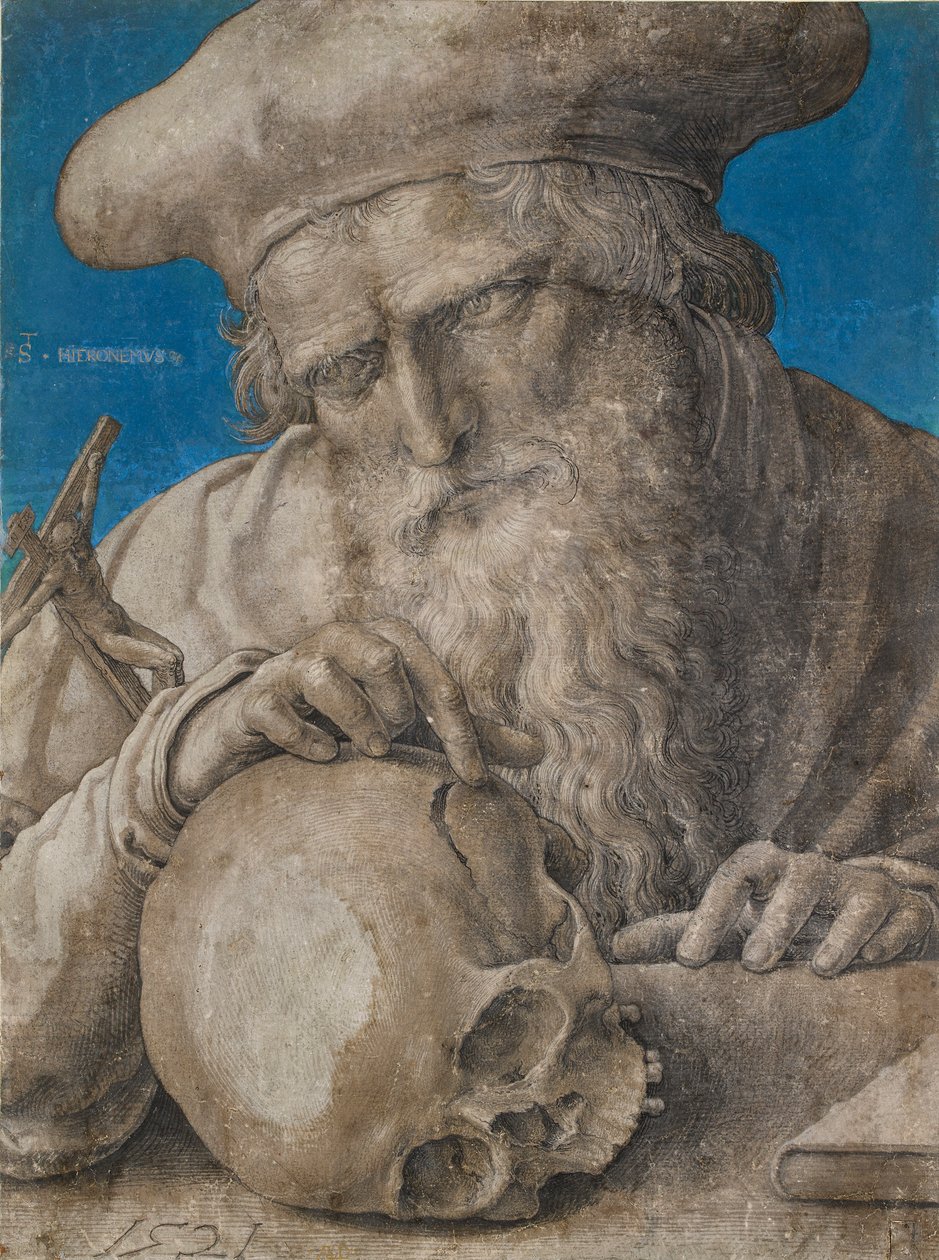 Szent Jeromos, 1521 alkotó: Lucas van Leyden