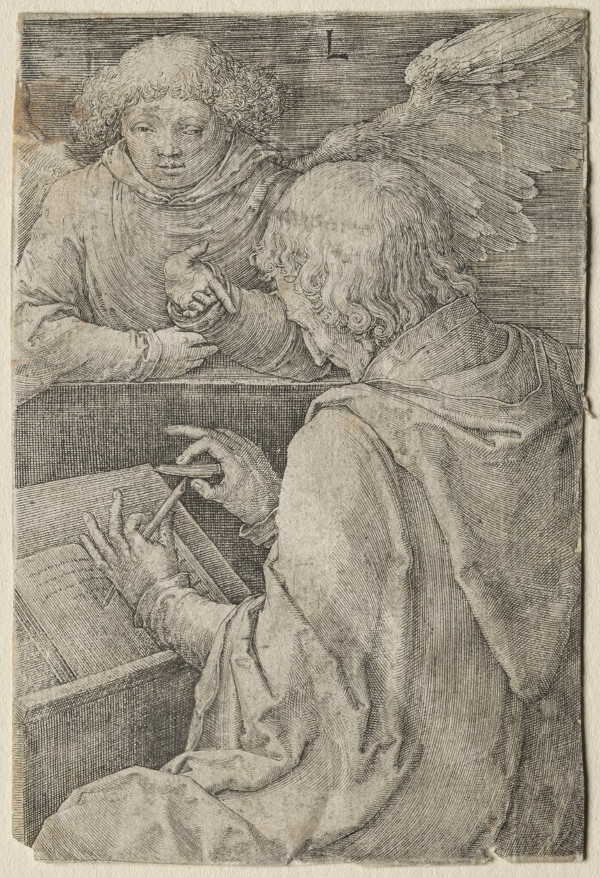 Szent Máté. alkotó: Lucas van Leyden