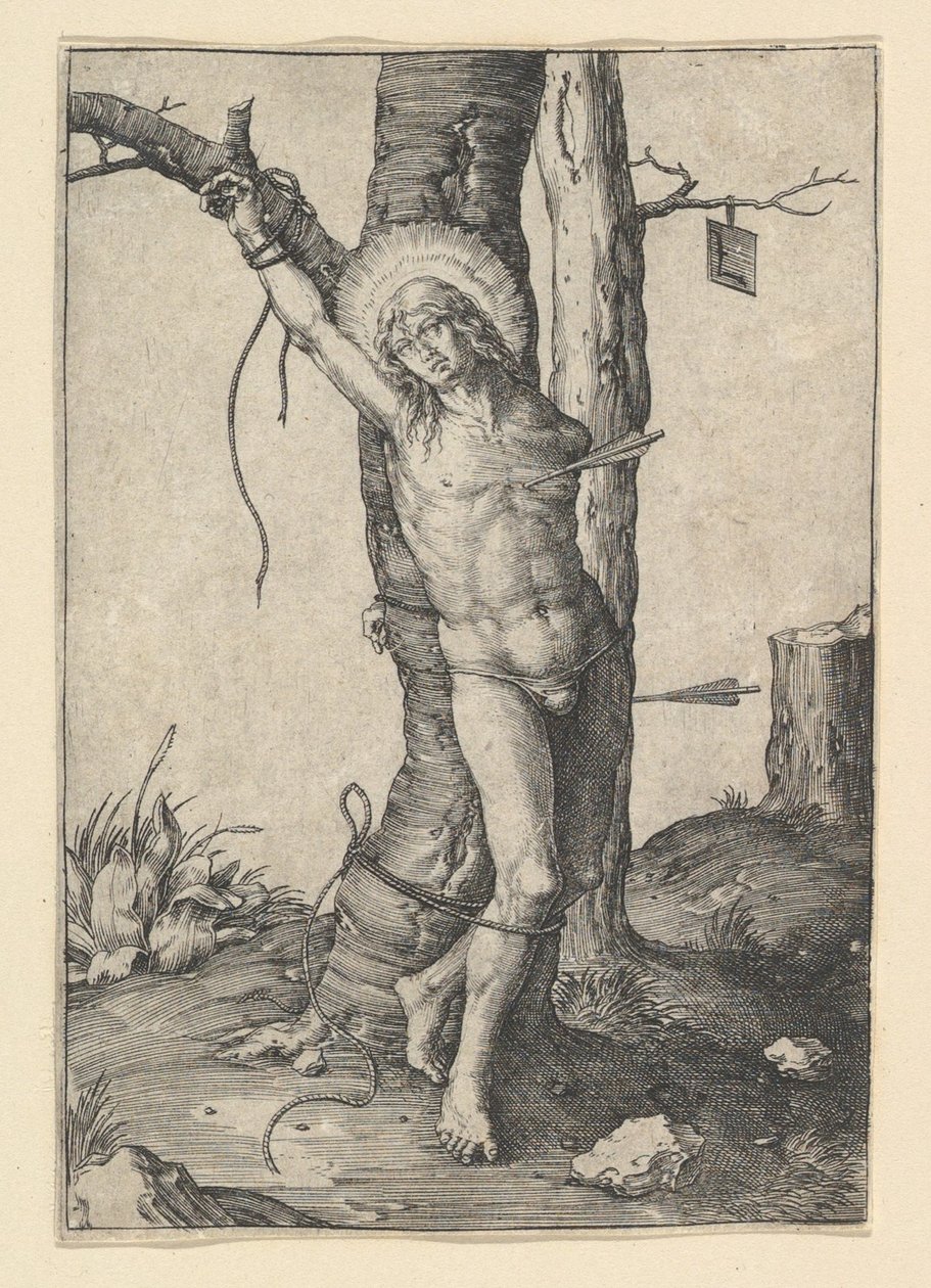 St. Sebastian, kb. 1510. alkotó: Lucas van Leyden