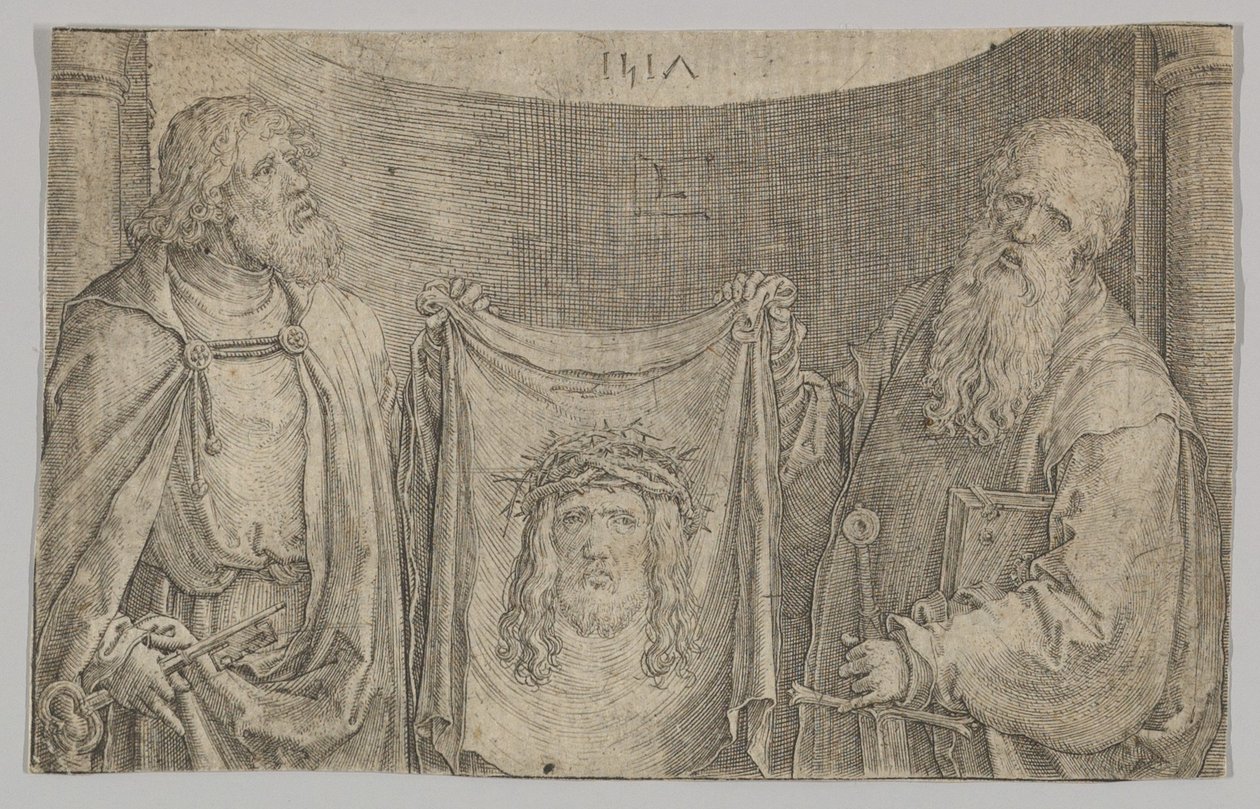 Sts. Péter és Pál Verniclussal, 1517. alkotó: Lucas van Leyden