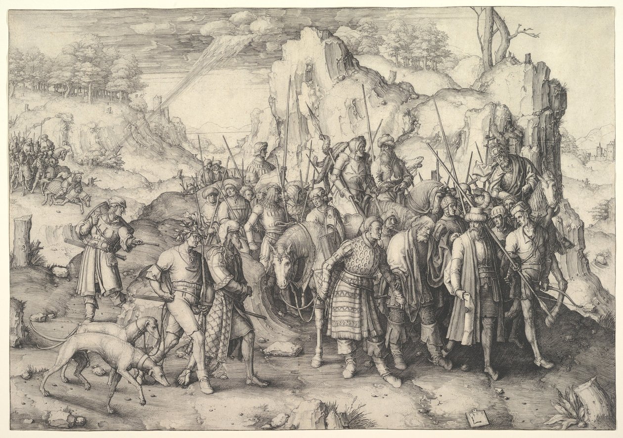 Szent Pál megtérése alkotó: Lucas van Leyden