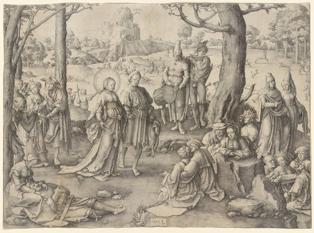 Szent Mária Magdolna tánca alkotó: Lucas van Leyden