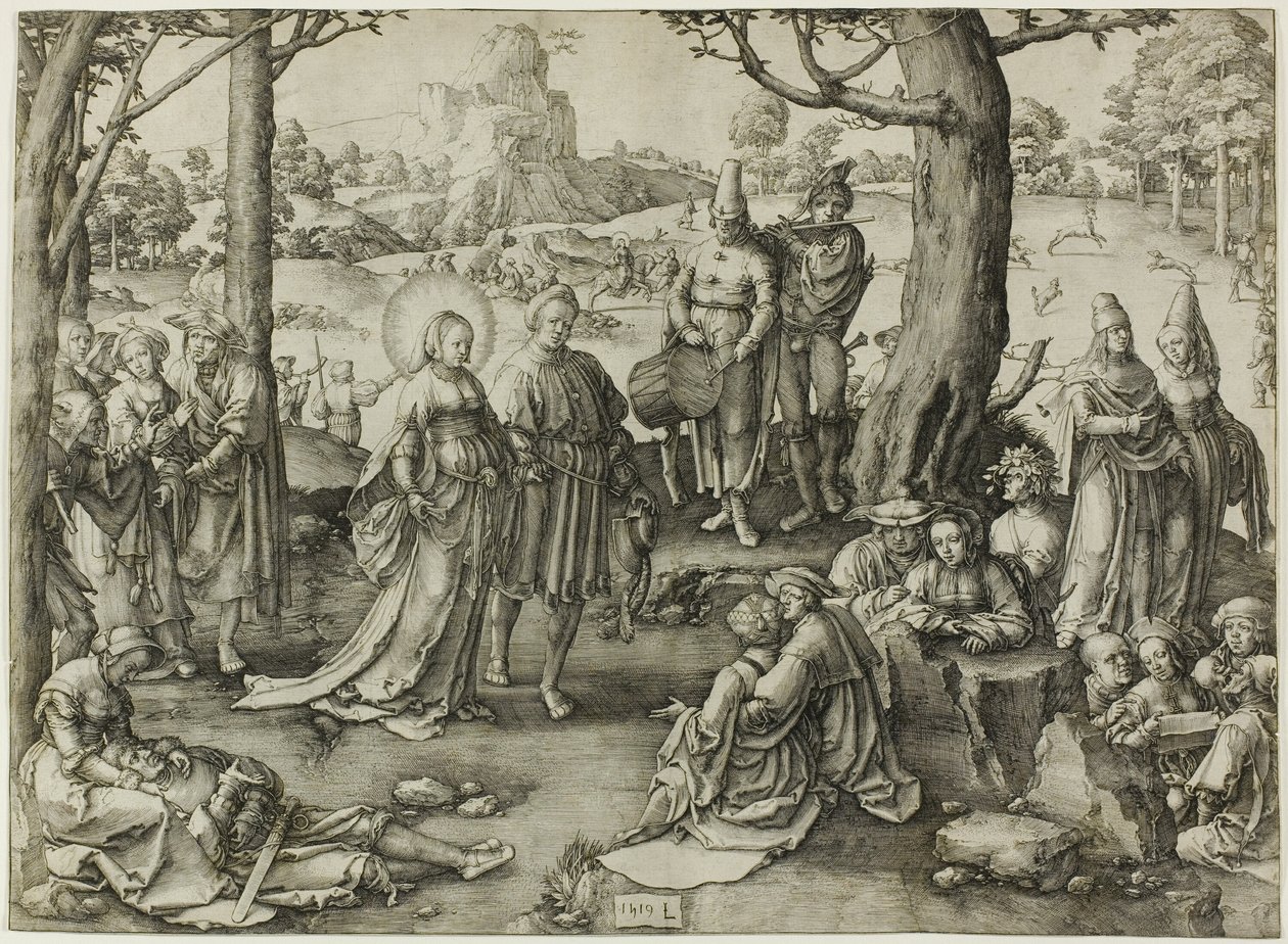 Szent Mária Magdolna tánca alkotó: Lucas van Leyden