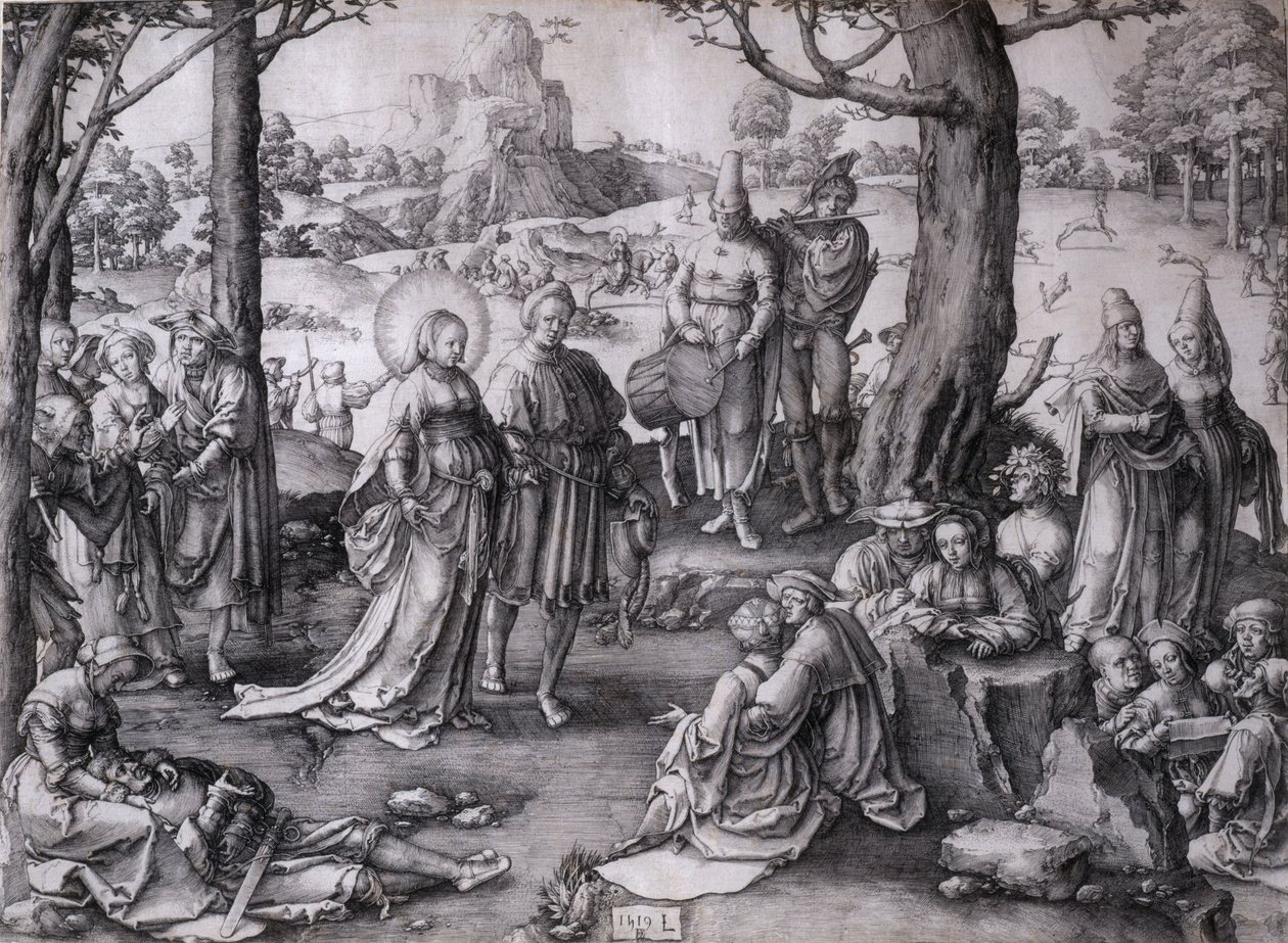 Szent Mária Magdolna tánca alkotó: Lucas van Leyden