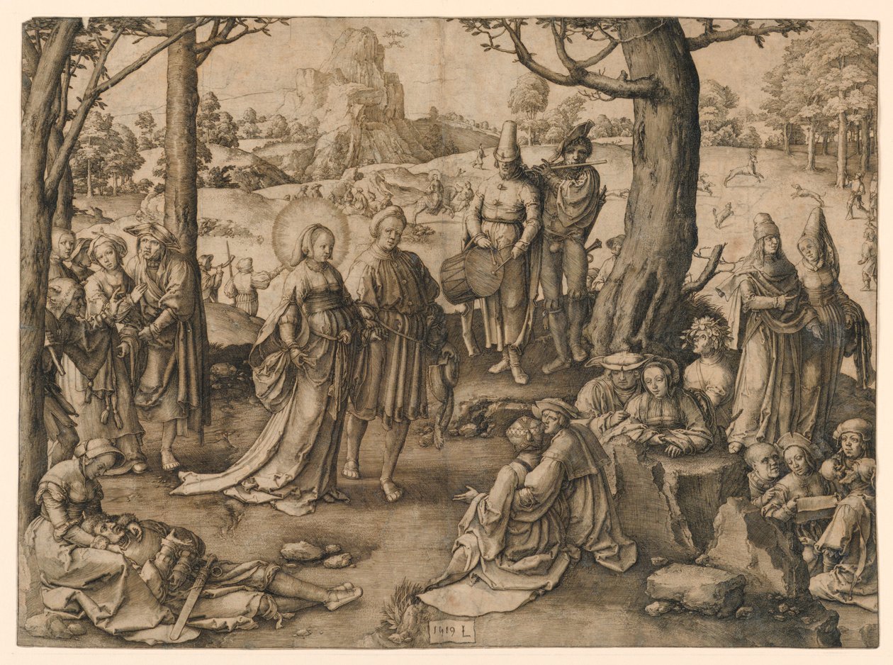 Mária Magdolna tánca alkotó: Lucas van Leyden