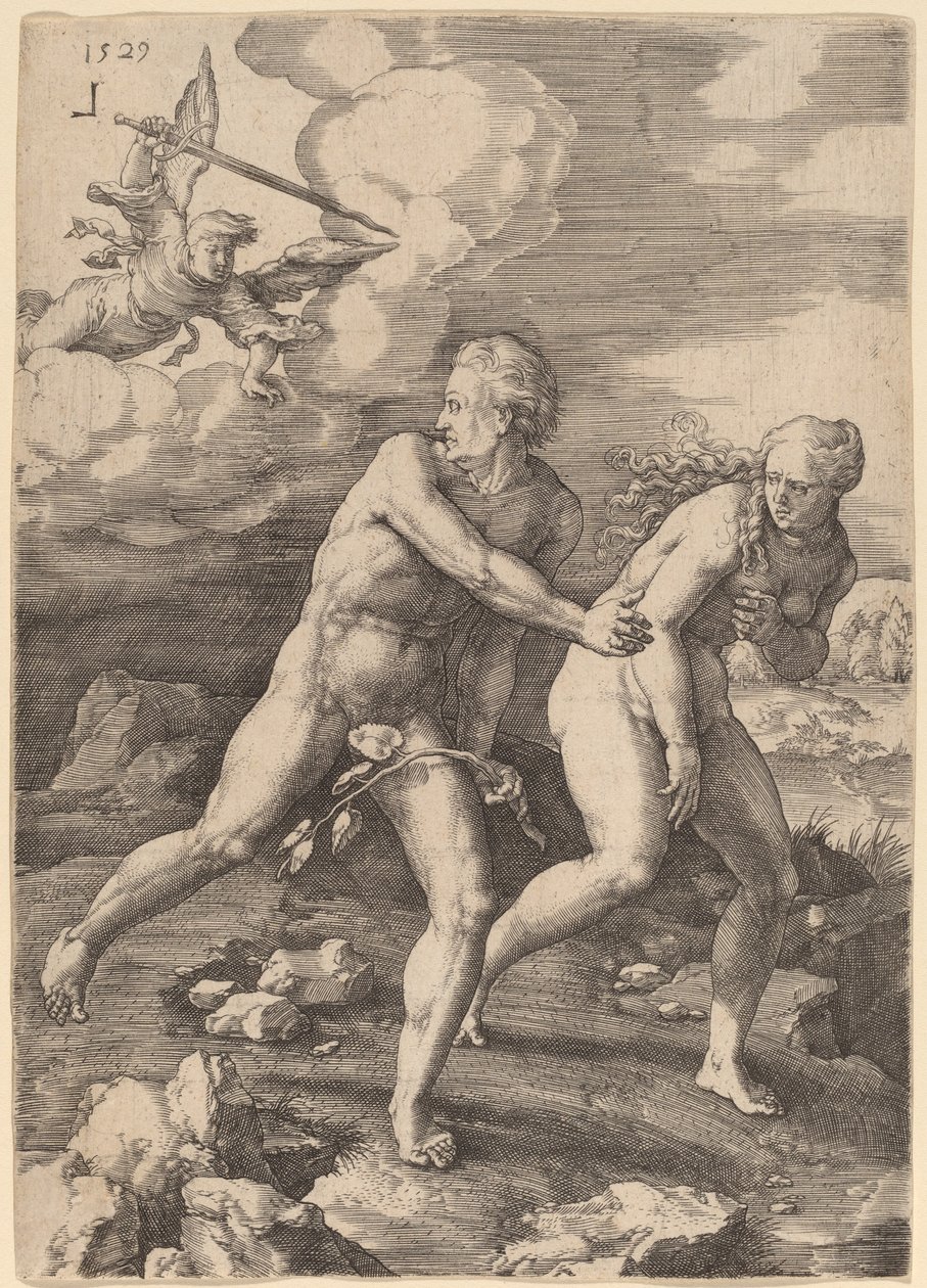 A Kiűzetés a Paradicsomból alkotó: Lucas van Leyden