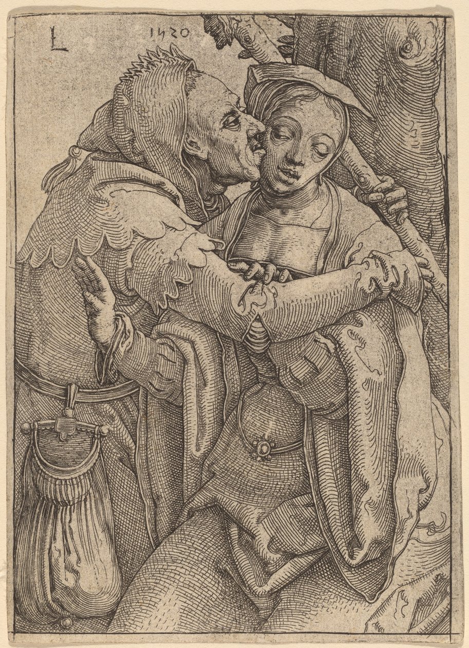 A bolond és a nő alkotó: Lucas van Leyden