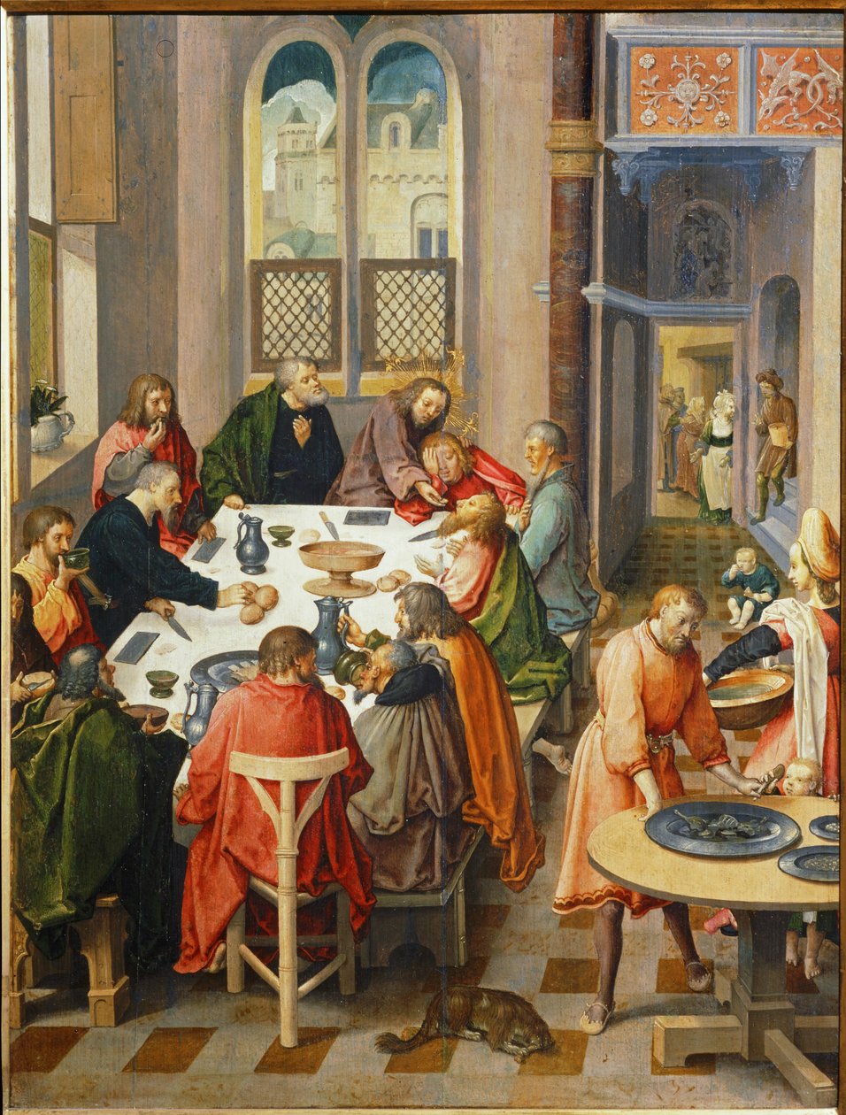 Az utolsó vacsora ... alkotó: Lucas van Leyden