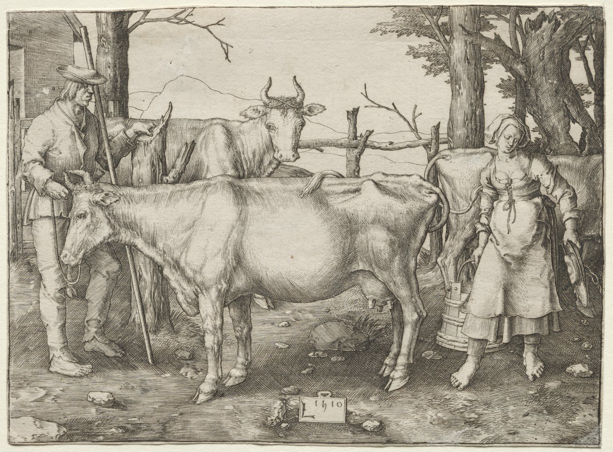 A tejeslány alkotó: Lucas van Leyden