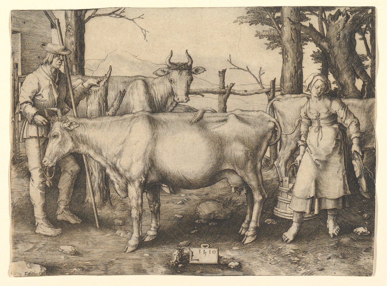 A tejeslány alkotó: Lucas van Leyden