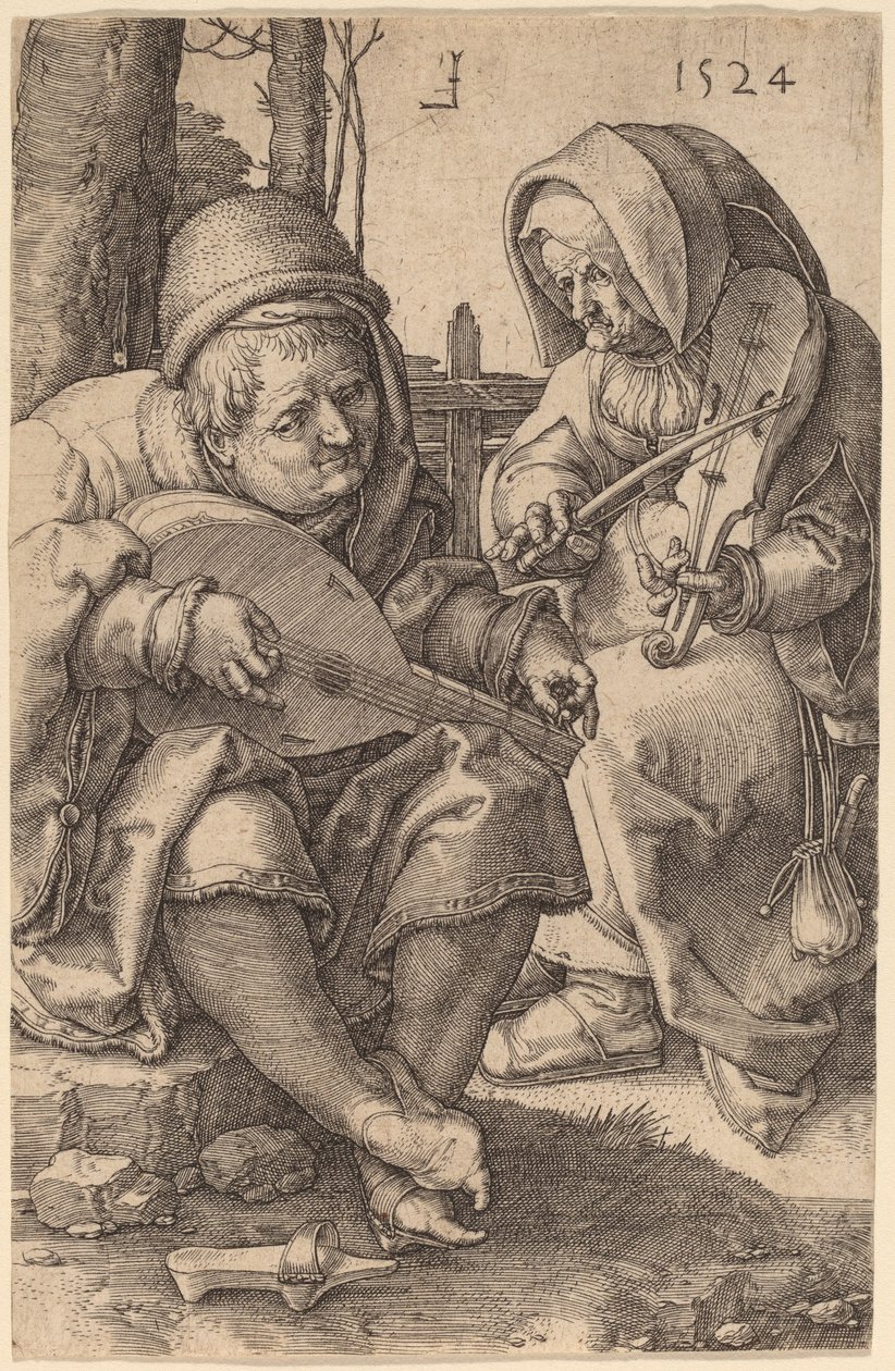 A Zenészek alkotó: Lucas van Leyden