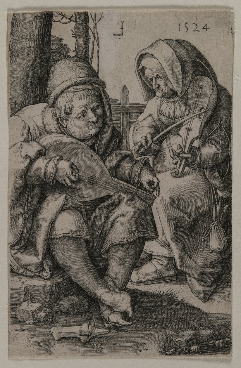 A Zenészek alkotó: Lucas van Leyden