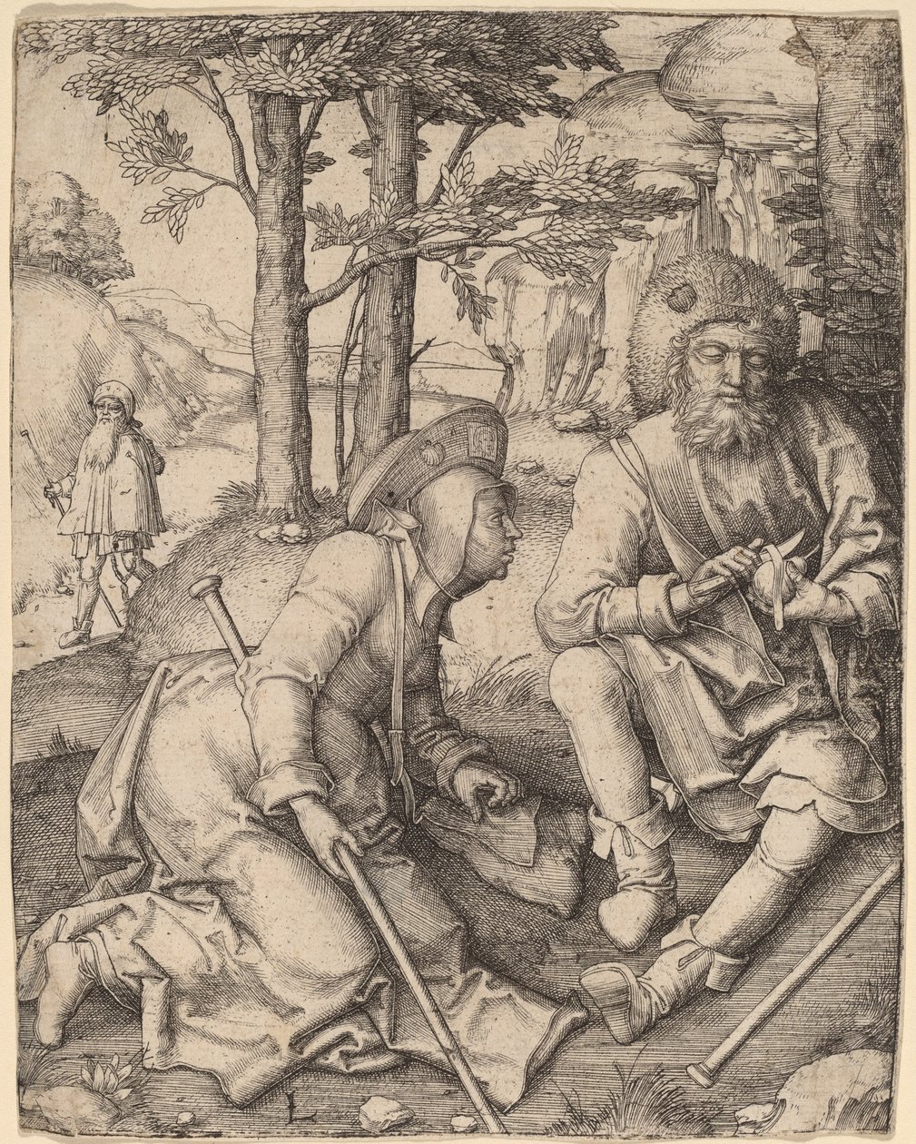 A zarándokok alkotó: Lucas van Leyden