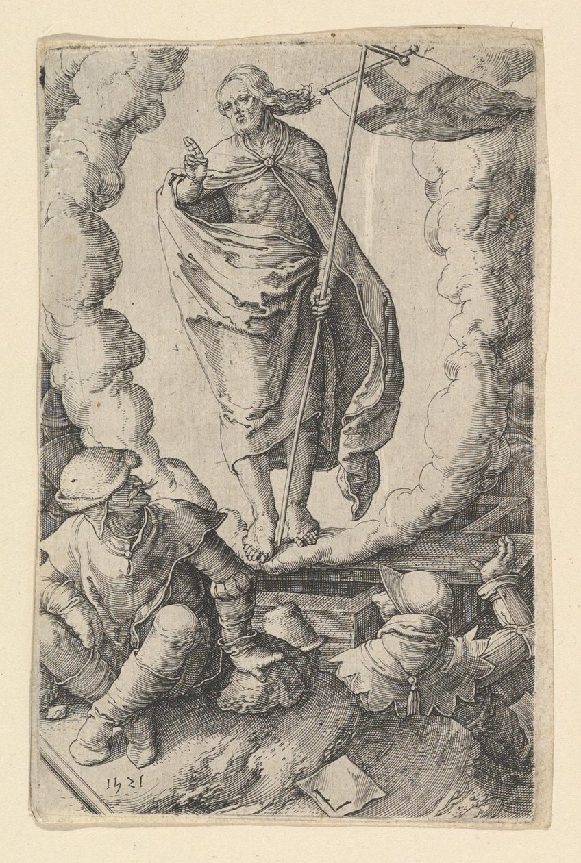 A feltámadás, 1521. alkotó: Lucas van Leyden