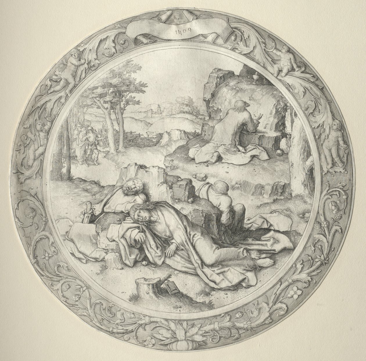 A kerek passió, 1509. alkotó: Lucas van Leyden