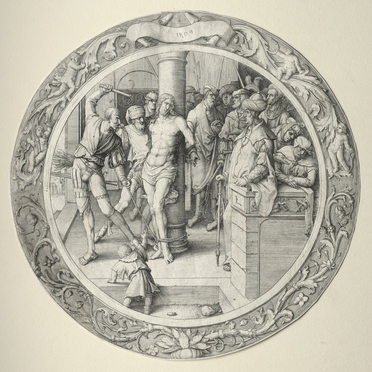 A kerek szenvedély: A zászlózás alkotó: Lucas van Leyden