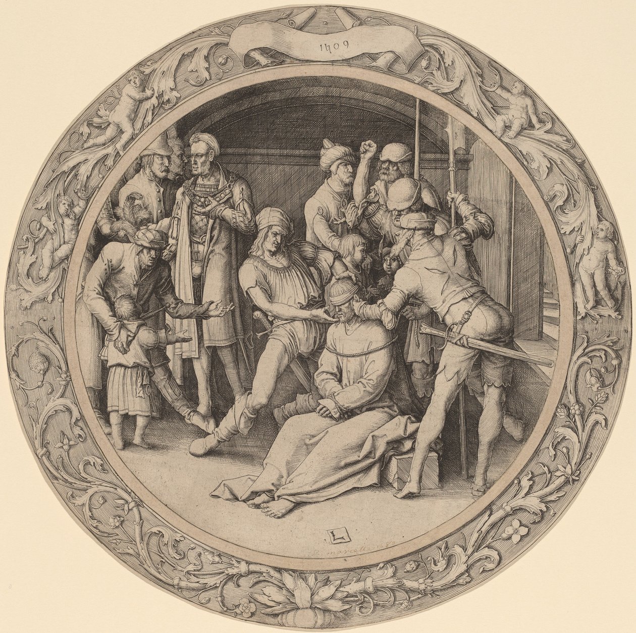 Krisztus megcsúfolása alkotó: Lucas van Leyden