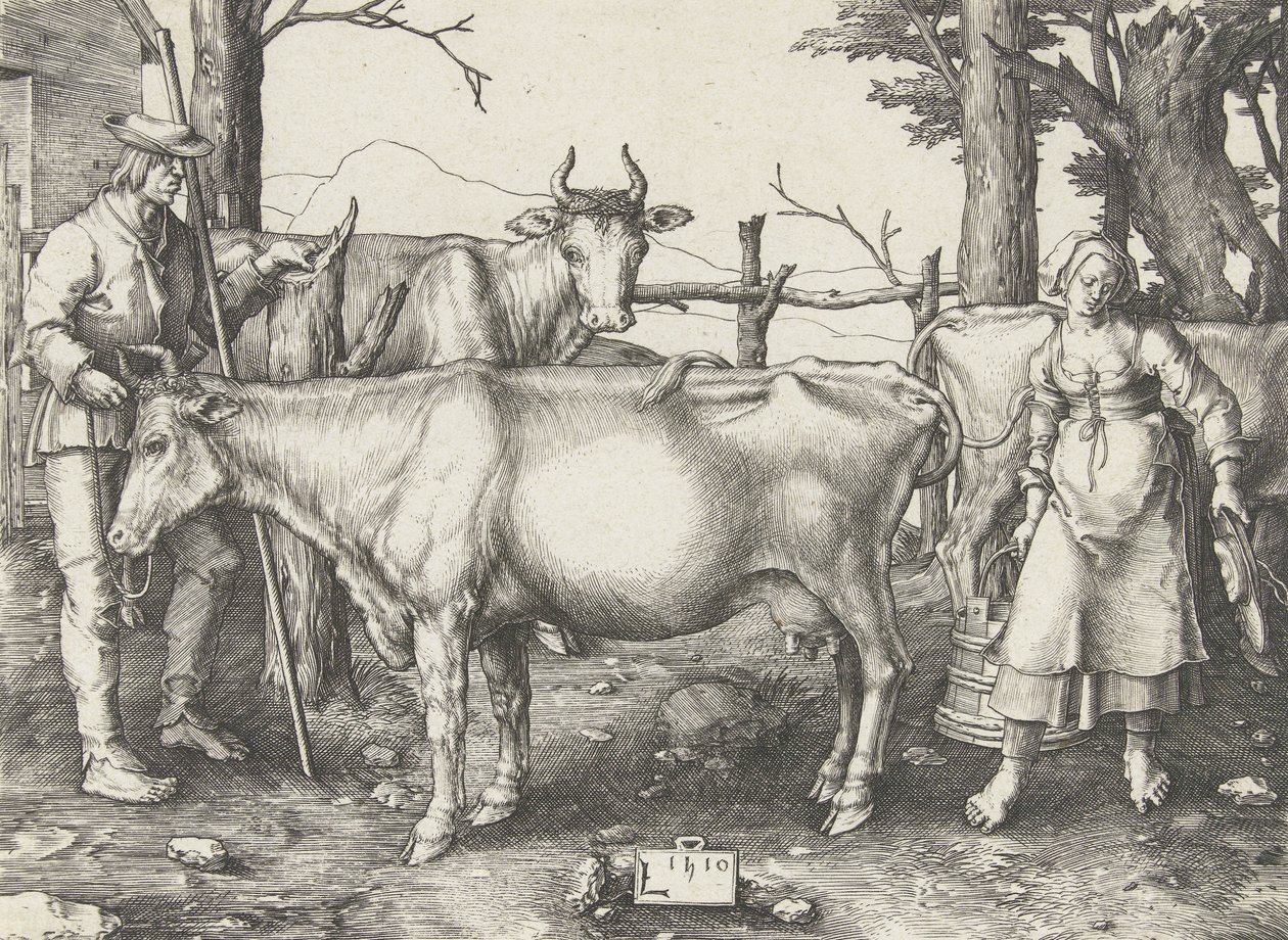 A tejeslány alkotó: Lucas van Leyden