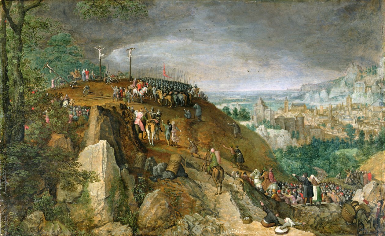 A keresztre feszítés alkotó: Lucas van Valckenborch