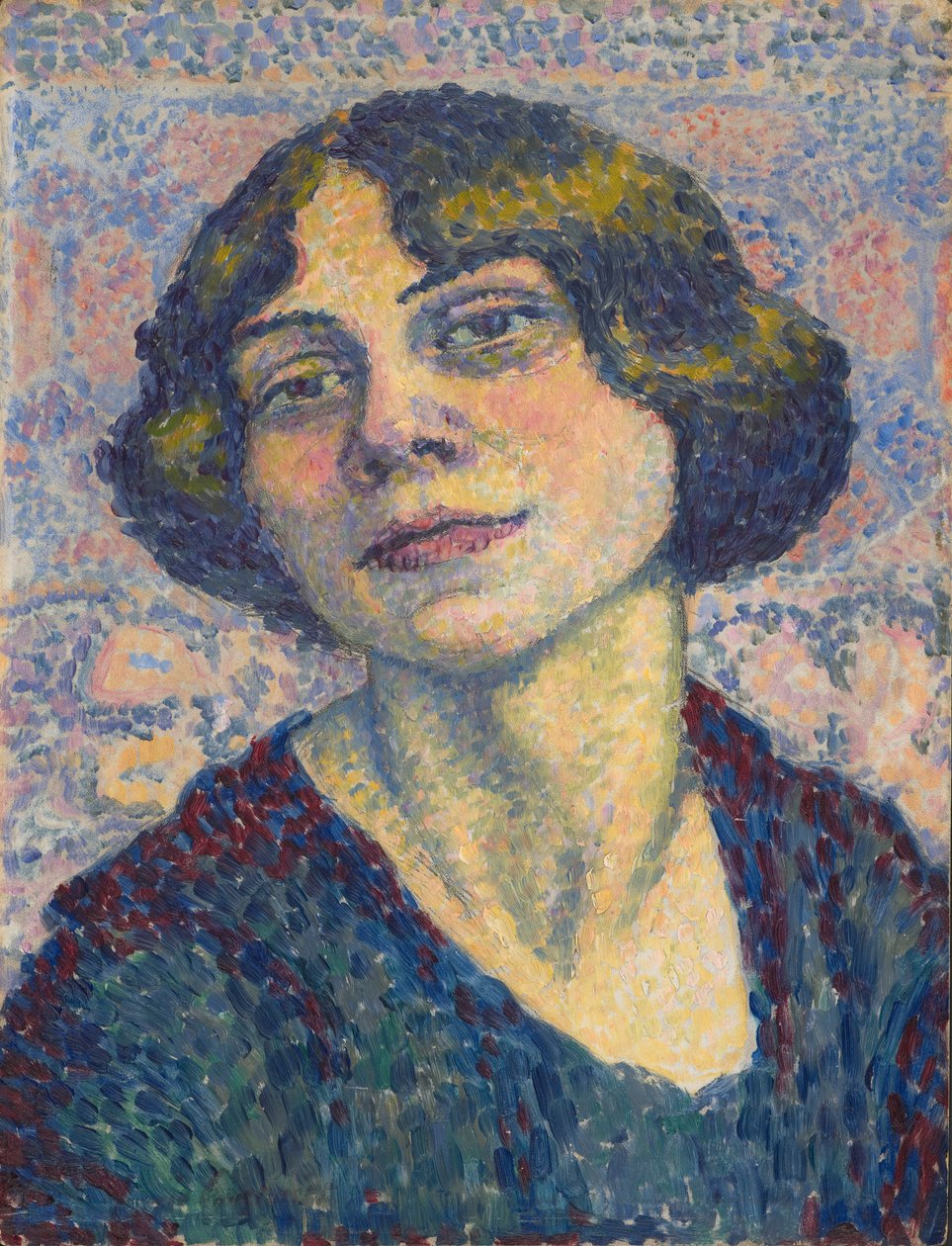 Önarckép, 1905-1910 körül (olaj, panel) alkotó: Lucie Cousturier