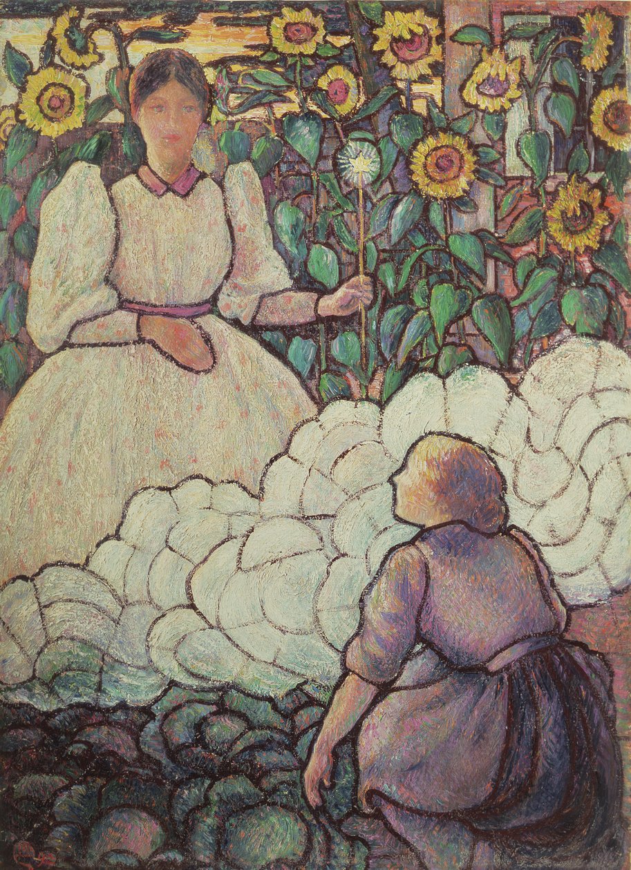 Hamupipőke és tündérkeresztanyja, 1892 alkotó: Lucien Pissarro