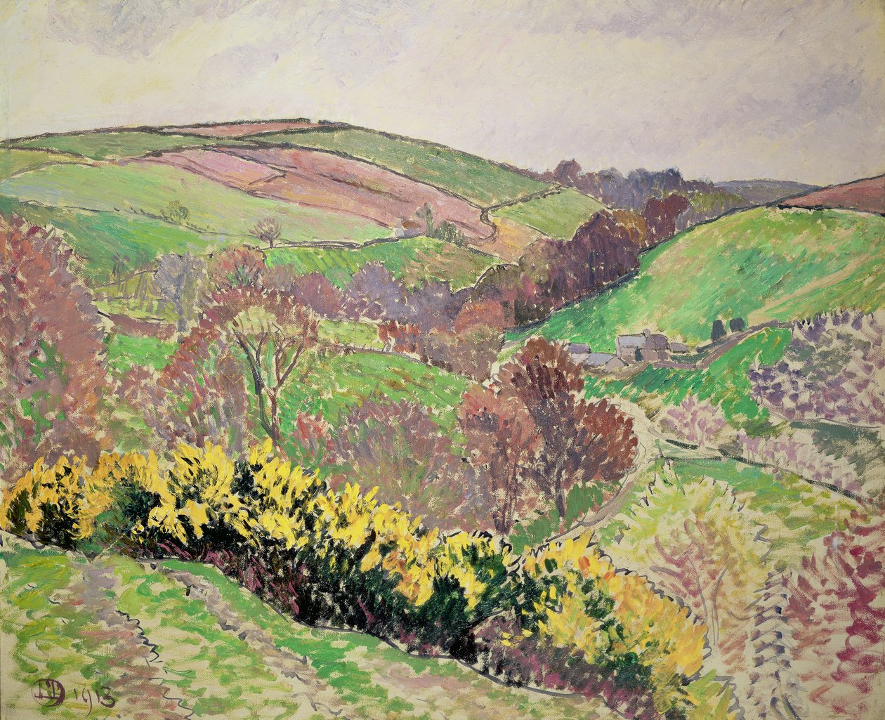 The Valley, Blackpool, 1913 alkotó: Lucien Pissarro