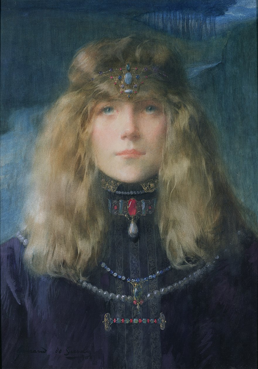 Fiatal hercegnő alkotó: Lucien Guirand de Scevola