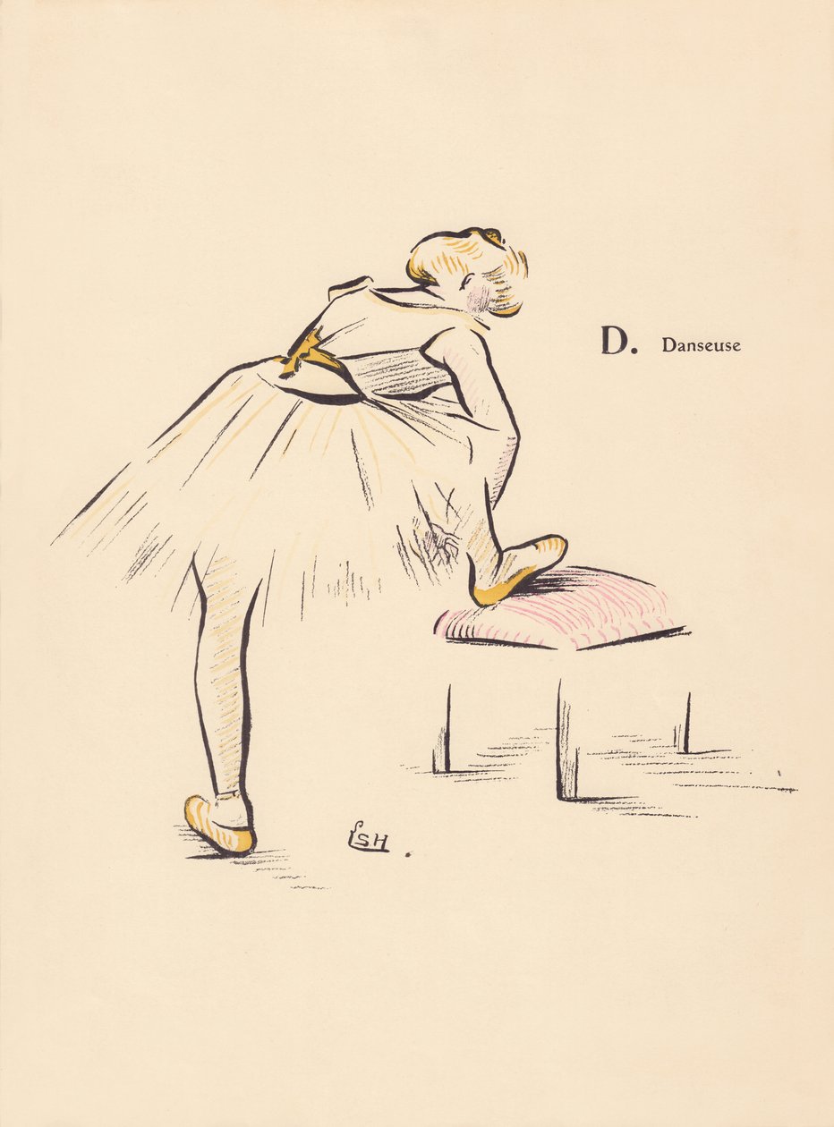 D. Táncos alkotó: Lucien L. (active 1904) Henreaux