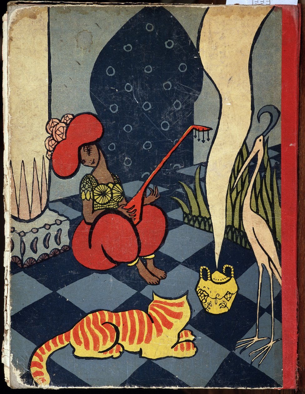 Lucien Laforge (1889-1952) „Ezeregy éjszaka” című meséinek 4. borítója alkotó: Lucien Laforge