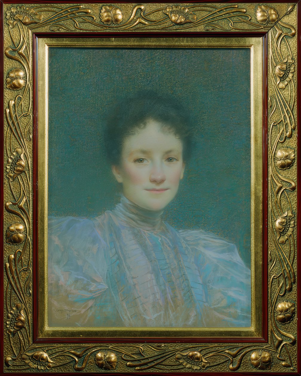 Egy nő portréja alkotó: Lucien Levy Dhurmer