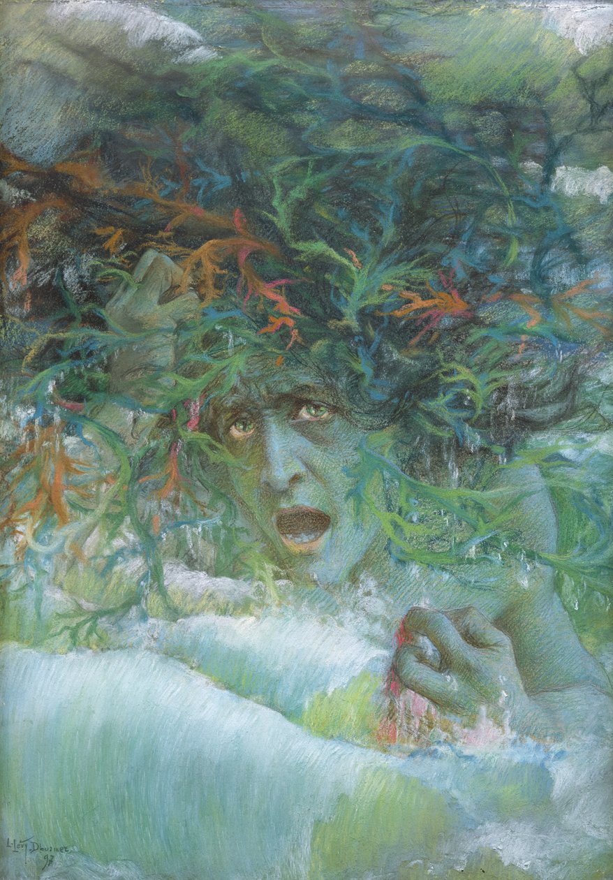 Medúza alkotó: Lucien Levy Dhurmer