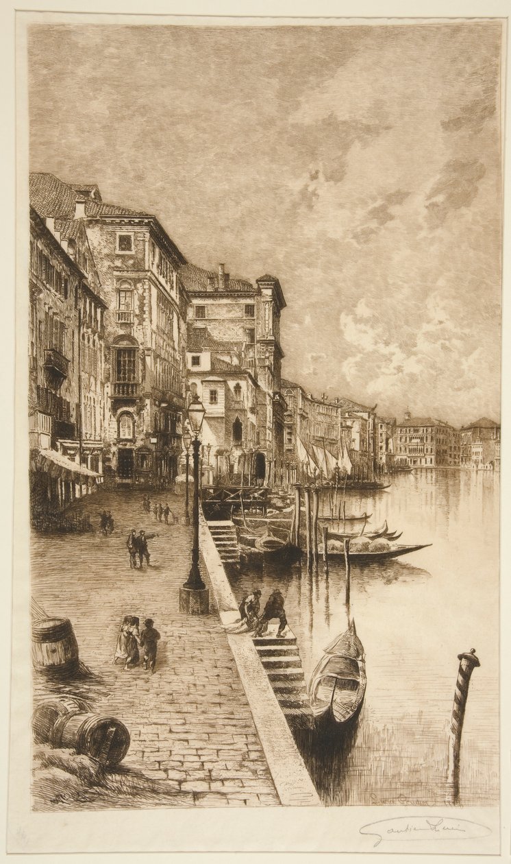 Quai, Velence alkotó: Lucien Marcelin Gautier