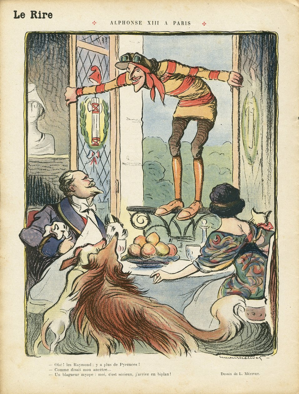 Illusztráció a Le Rire-ben alkotó: Lucien Metivet