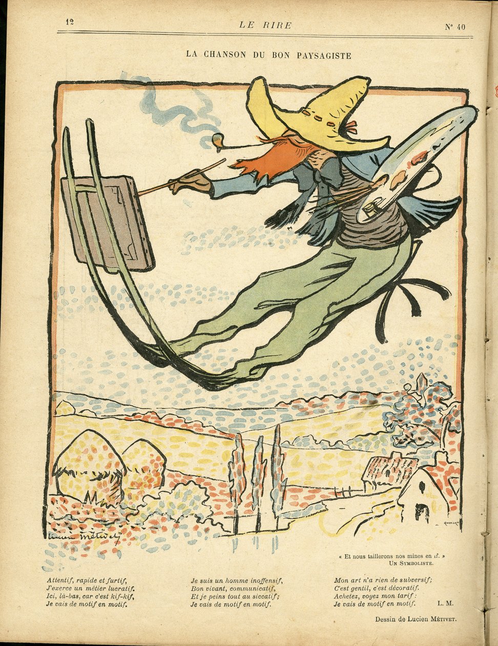 Illusztráció a Le Rire-ben alkotó: Lucien Metivet
