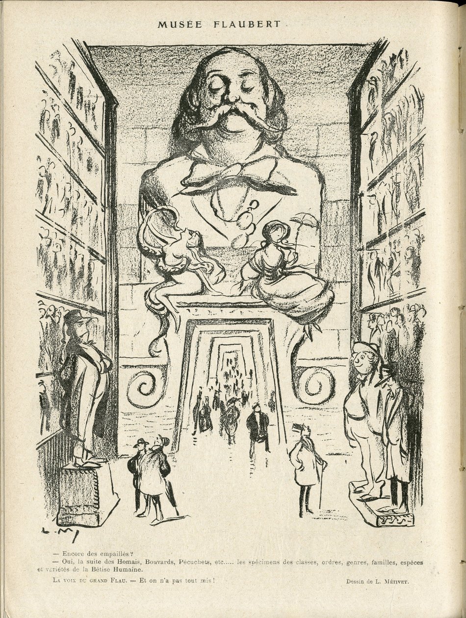 Illusztráció: Le Rire, 21.12.24 - Flaubert Múzeum (metszet) alkotó: Lucien Metivet