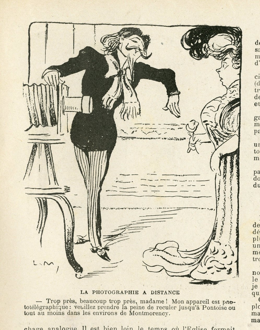 Illusztráció: Le Rire, 08.04.25 - Fényképezés (metszet) alkotó: Lucien Metivet